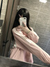 THE SIMPSONS辛普森流行夾克男春秋季新款棒球服百搭運動(dòng)時(shí)尚休閑長(cháng)袖夾克外套 粉/白 XL （140斤-160斤) 曬單實(shí)拍圖