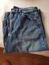 優(yōu)衣庫女裝男裝寬松廓形牛仔褲/彎刀鐮刀褲子25秋冬新款479000 67 海藍色 28 /160/70A 曬單實(shí)拍圖