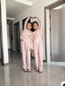 奧特曼童裝女童套裝春秋款2025新款兒童衣服中大童女孩休閑運動(dòng)兩件套潮 黃色 120 建議110-120cm6-7歲 曬單實(shí)拍圖