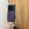 智父oppo findn5手機殼新款oppo find n5折疊屏超薄hh保護套磁吸防摔oppofind n5中軸鉸鏈全包高級外殼 高清款【慕紫色】磁吸支架*鉸鏈全包 曬單實拍圖
