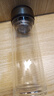 【?京東物流配送】高硼硅雙層玻璃杯大容量泡茶杯水杯子茶水分離 【雙層加厚】茶杯 350ml 1只 曬單實(shí)拍圖