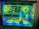 半島鐵盒（PADO）應龍滄溟 白色 ATX 游戲電腦臺式機箱 支持360水冷 270°全視海景房 電源倉造型開(kāi)孔高效散熱 曬單實(shí)拍圖