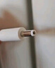 畢亞茲 USB轉DC電源線(xiàn)圓孔3.5mm充電線(xiàn) 1米 電動(dòng)牙刷小風(fēng)扇臺燈音響露娜洗臉儀潔面儀充電器線(xiàn)電源線(xiàn)白色 曬單實(shí)拍圖