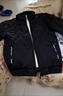 冬季保暖仿羊羔絨棉衣外套男加絨加棉寬松上衣大碼商務(wù)休閑棉服男 潤-D12黑色 （清倉撿漏跑量款） 3XL （建議145-160斤以?xún)龋?曬單實(shí)拍圖