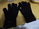 玖慕（JIUMU）羊絨保暖手套男秋冬季羊毛男士加厚毛線(xiàn)手套開(kāi)車(chē)騎車(chē)防寒手套 曬單實(shí)拍圖