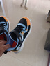 特步童鞋兒童網(wǎng)布運動(dòng)鞋魔術(shù)貼搭扣小童輕便跑鞋 黑/毛月藍/蜜柑橙 33 曬單實(shí)拍圖