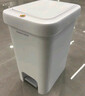 佳幫手腳踏垃圾桶10.4L家用腳踩+手按雙開(kāi)蓋廚房衛生間廁所客廳臥室帶蓋 曬單實(shí)拍圖