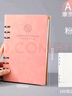 資優(yōu)森A4康奈爾5r記憶法活頁(yè)筆記本B5高顏值考研法考加厚可拆卸活頁(yè)本A5 活頁(yè)(無(wú)扣)：A5-粉色(200頁(yè)) 曬單實(shí)拍圖