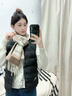 絲界2025年新款100%羊絨圍巾女秋冬季韓版高檔洋氣禮物加厚保暖長披肩 曬單實拍圖