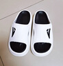 利達妮（TZLDN）踩屎感拖鞋男士外穿運動(dòng)潮流室內家居防滑防臭厚底戶(hù)外涼拖鞋夏季 白極黑 40-41 【適合39-40碼】 曬單實(shí)拍圖