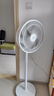 美的（Midea）電風(fēng)扇 家用七葉立式落地扇宿舍臥室輕音節(jié)能搖頭桌面小風(fēng)扇大風(fēng)力空氣循環(huán)風(fēng)扇 SAF30AC  曬單實拍圖