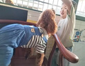 阿莫爾狗狗衣服可牽引寵物四腳衣泰迪比熊博美小型犬寵物貓咪春秋季外套 三小熊背帶褲 XS 建議1-3斤 具體參考尺碼表 曬單實(shí)拍圖