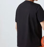 杰克·瓊斯（JACK&JONES）25年男裝T恤男夏季T恤舒適男士短袖涼感多色上衣純色水洗不易走形 黑色E40 M 175 曬單實(shí)拍圖