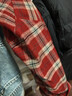森馬（Semir）[商場(chǎng)同款]長(cháng)袖襯衫女中長(cháng)款oversize春2025格紋上衣101125105007 曬單實(shí)拍圖
