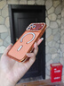 金恒適用iphone17promax手機(jī)殼帶鏡頭膜全包防摔保護(hù)套蘋果17promax輕奢高級感水鉆磁吸女款硅膠保護(hù)殼 【星宇橙】輕奢閃鉆-帶鏡頭膜-強(qiáng)磁吸附 iPhone 17 Pro Max 曬單實(shí)拍圖