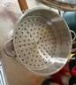 知吾煮蒸籠湯鍋蒸籠小米湯鍋專(zhuān)用蒸盤(pán)圓形湯鍋蒸籠平底鍋米款家用蒸籠 曬單實(shí)拍圖