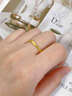老鳳祥黃金戒指足金米字純金指環(huán)男女款情侶對戒情人節生日禮物送男女友 足金米字戒指金重約1.1g【經(jīng)典品牌禮盒】 圈口9 曬單實(shí)拍圖
