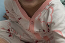 巴帝巴帝秋冬款嬰幼兒童純棉家居服套裝睡衣男女寶寶空調服 格子小兔 130 曬單實(shí)拍圖