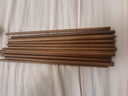 雙槍紅檀木筷子天然抗菌木筷 家用實(shí)木無(wú)漆無(wú)蠟筷子餐具套裝10雙 曬單實(shí)拍圖