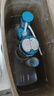 登沃克 馬桶配件全套按鈕進(jìn)水閥排水老式上水閥通用水箱抽水器坐便器 適用水箱高20-25cm【全套配件】 曬單實(shí)拍圖