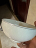 華光國瓷  碗盤(pán)餐具套裝 純白浮雕骨瓷高端餐具家用喬遷送禮 爾雅東方 純白浮雕【8人餐】 46件套 曬單實(shí)拍圖