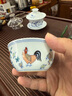 博曉（BOXiAO）景德鎮手工陶瓷茶具主人杯單杯仿古大明成化斗彩雞缸杯品茗喝茶杯 仿古雞缸杯（原件1:1大?。?曬單實(shí)拍圖