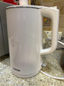 蘇泊爾（SUPOR）電水壺 雙層防燙燒水壺熱水壺1.7L 全鋼無縫內(nèi)膽304不銹鋼電熱水壺大容量 SW-17J418 曬單實拍圖