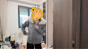 鉑朗尼奧毛領(lǐng)針織外套簡(jiǎn)約大毛衣女秋季新款休閑寬松顯瘦覆古百搭上衣 圖色 均碼 曬單實(shí)拍圖
