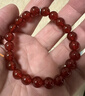 石頭記（istone）紅瑪瑙手串手鏈轉(zhuǎn)運(yùn)珠新中式生日禮物送女友 曬單實(shí)拍圖
