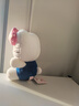 Hello Kitty三麗鷗毛絨玩具公仔布娃娃抱枕生日禮物 8寸坐姿KT-蝴蝶結款深藍 曬單實(shí)拍圖