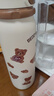 杯具熊（BEDDYBEAR）銳氣雙飲蓋運動(dòng)保溫杯男女吸管水杯大容量學(xué)生杯子600ML貪吃小熊 曬單實(shí)拍圖