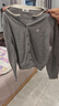 森馬（Semir）針織開(kāi)衫女短款假兩件圓領(lǐng)顯瘦2025冬新款刺繡含羊毛毛衫氣質(zhì) 花白色調00301 L 曬單實(shí)拍圖