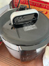 美的（Midea）電壓力鍋電高壓鍋高壓電飯鍋微壓電飯煲6升0涂層304不銹鋼不粘家用加深雙內(nèi)膽3-12人煲湯燉肉煮飯 【少鹽提鮮】0涂層不銹鋼 6L 曬單實(shí)拍圖