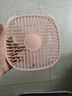 電風(fēng)扇家用桌面風(fēng)扇小風(fēng)扇學(xué)生宿舍可愛(ài)多功能可壁掛空氣循環(huán)扇輕音制冷辦公室usb插電便攜迷你 【直插款-6寸】櫻桃粉 曬單實(shí)拍圖