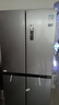 美的（Midea）慧鮮480升雙變頻一級(jí)能效十字四開門雙開對(duì)開門超薄家用471姐妹款電冰箱風(fēng)冷大容量國家補(bǔ)貼20% BCD-480WSPZM(E) 曬單實(shí)拍圖