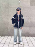 G.DUCKKIDS小黃鴨童裝女童外套春秋季新款兒童棒球服女孩衣服學(xué)院風(fēng)開(kāi)衫上衣 杏色 160 尺碼13~14歲【150-160cm】c 曬單實(shí)拍圖