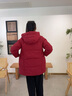 波司登（BOSIDENG）25新款羽絨服女中款連帽加厚90絨商場(chǎng)同款休閑百搭外套B250245122 醇酒紅|1856-趨勢推薦 S 160/84A 體重約110-130斤 曬單實(shí)拍圖