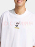 adidas寬松印花純棉上衣圓領(lǐng)短袖T恤男女夏季新款阿迪達斯輕運動(dòng)   白色   L 曬單實(shí)拍圖