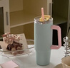 星巴克杯子多彩夏日系列冰霸杯大容量吸管杯巨無霸保溫杯保冷杯便攜水杯 900ml藍色不銹鋼吸管杯 曬單實拍圖