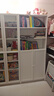 宜家（IKEA）BILLY畢利書柜書架展示柜靠墻收納儲物柜落地柜分層客廳 2門柜白色80x30x202cm 曬單實拍圖