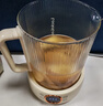 樂(lè )扣樂(lè )扣養生壺小型一人辦公室電熱水壺分體式全玻璃燒水煮茶壺小花茶壺恒溫加熱保溫迷你泡茶壺EJK3355 1L 曬單實(shí)拍圖
