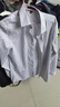 杉杉（FIRS）印花襯衫男2025春季新款格子商務(wù)休閑莫代爾襯衣 淺灰 40  曬單實(shí)拍圖
