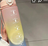 【可裝開(kāi)水】波比熊大容量水杯高顏值女1000ml健身夏季運動(dòng)水壺帶吸管塑料杯子男車(chē)載背包側面細長(cháng)水杯 漸變磨砂運動(dòng)杯粉1000毫升+杯刷+吸管刷 曬單實(shí)拍圖
