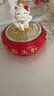 吉貓堂招財貓煙灰缸家用客廳個(gè)性潮流創(chuàng  )意可愛(ài)時(shí)尚家居辦公室防飛灰帶蓋 招財貓煙灰缸【平安生財】紅色 曬單實(shí)拍圖