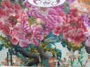 禮御友嘉新中式蘇繡刺繡裝飾畫純手工成品掛畫牡丹金雞富貴吉祥客廳臥室壁 富貴吉祥(199*89cm) 曬單實拍圖