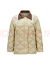 森馬（Semir）羽絨服女中長(cháng)款輕薄肌理寬松2025撞色燈芯絨翻領(lǐng)冬裝109725113027 曬單實(shí)拍圖