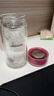 希諾雙層玻璃杯家用辦公水杯女高顏值過(guò)濾泡茶杯子X(jué)N-9330粉色 200mL 曬單實(shí)拍圖