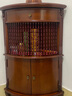 小雛菊全桃木葫蘆免打孔珠簾門(mén)簾隔斷水晶玄關(guān)過(guò)道臥室?guī)溜L(fēng)掛簾子 紅木色 21條高0.3米齊簾 曬單實(shí)拍圖