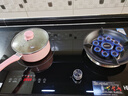 黑狗（HEIGOO）九腔猛火氣電灶電氣氣電兩用灶具臺(tái)式嵌入式電磁爐燃?xì)庠蠲簹庖惑w灶二合一一電一氣雙灶 右氣左電(連體款) 管道天然氣12T 曬單實(shí)拍圖