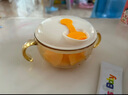 Neoflam嬰兒輔食碗ppsu寶寶喝湯碗米糊吸管碗兒童餐具1-3歲帶刻度吸盤碗 曬單實(shí)拍圖